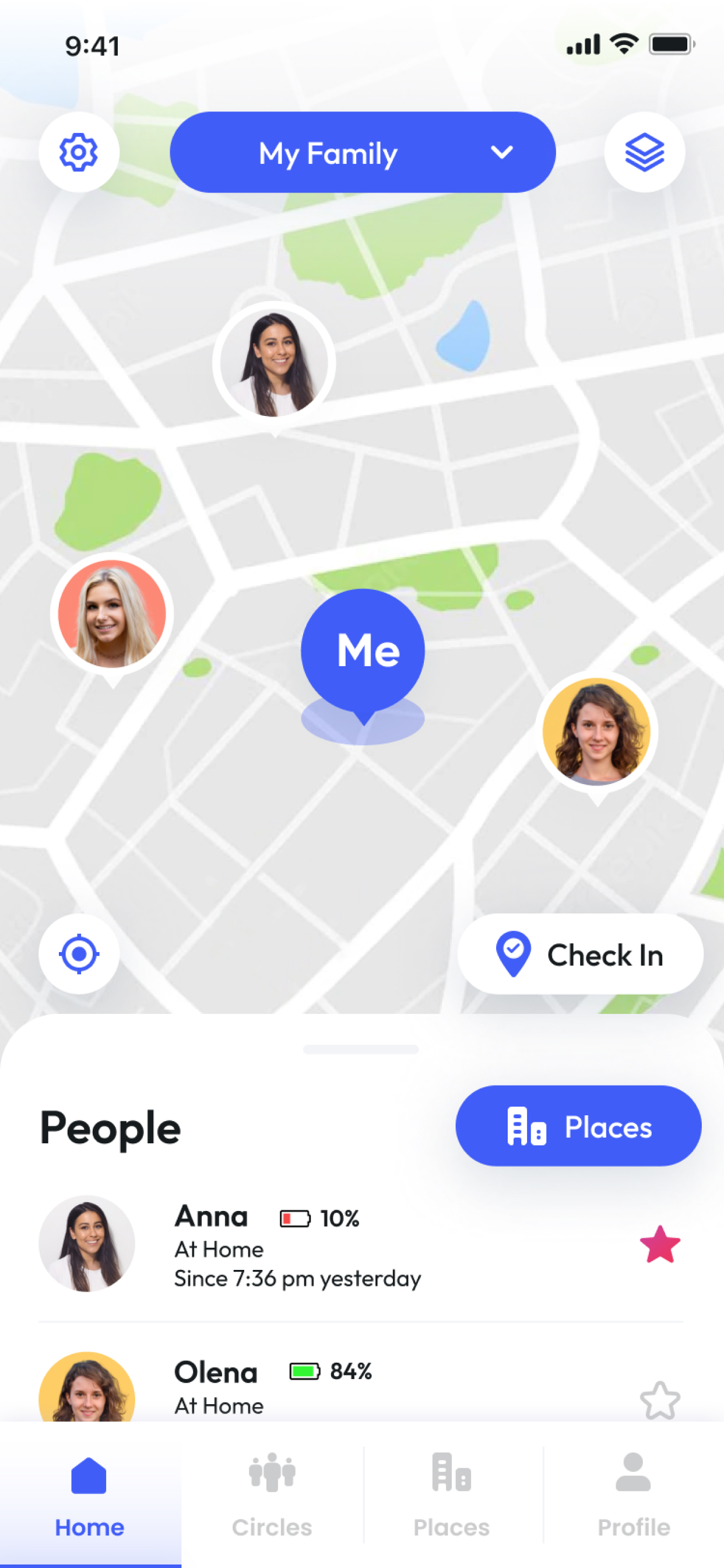 Family Safety app screenshot